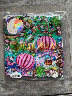NWT Sugar Swan Bamboo HK Kingdom Hello Kitty & Friends Women’s Shorts - XL